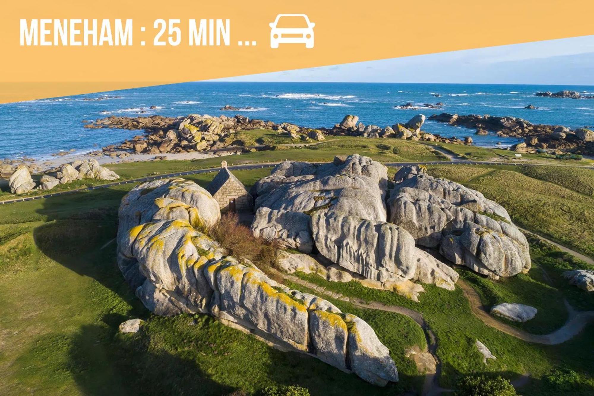Le Loft Du Dolmen Clara, Entre Terre Et Mer Plounevez-Lochrist Luaran gambar